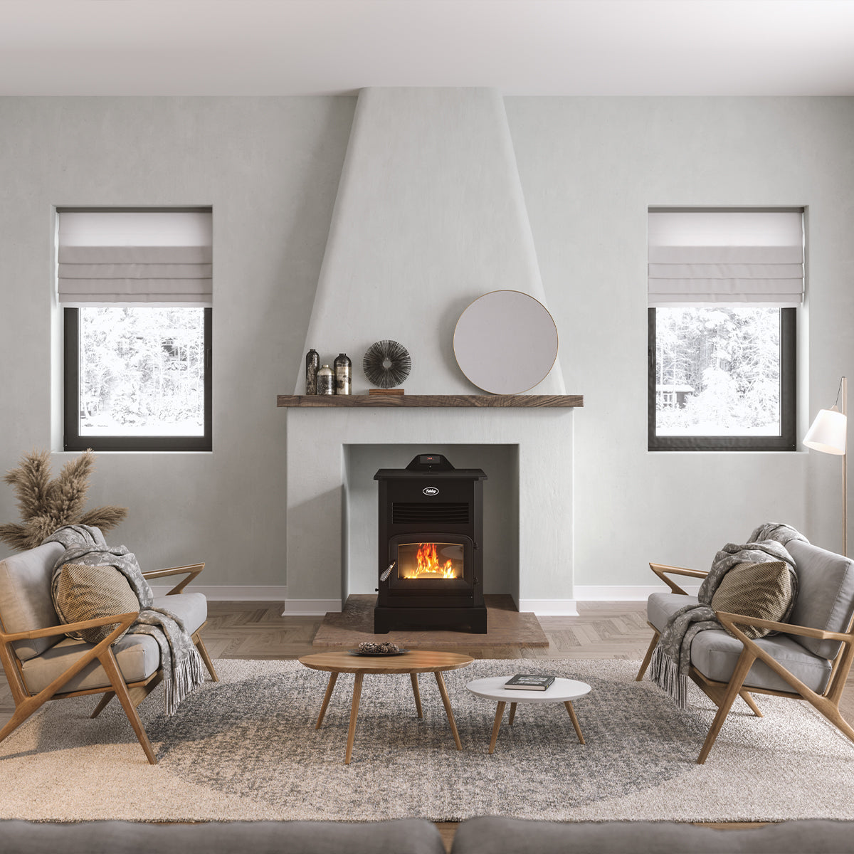 Ashley Hearth AP5622 Pellet Stove 3,000 sq. ft. 170 lb Hopper with Remote New